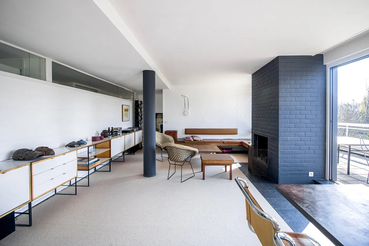 Salon aménagé d’un appartement