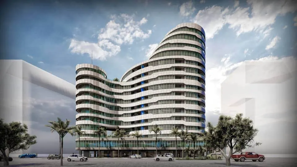 Rendu 3D de la Résidence Rexos à Oran